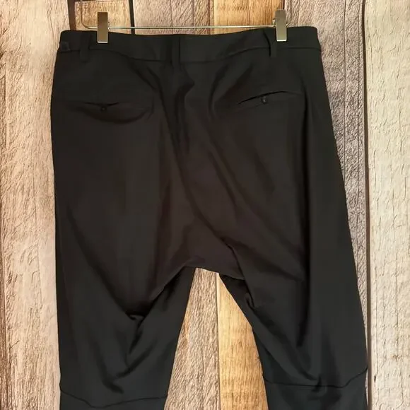 Lululemon Commission Pant Mens Slim Fit Black Size 36 Classic Versatile Stretch Chinos & Khakis